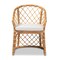 Baxton Studio Orchard Modern Bohemian White Fabric Upholstered and Natural Brown Rattan Dining Chair 203-12586 - alternate 10